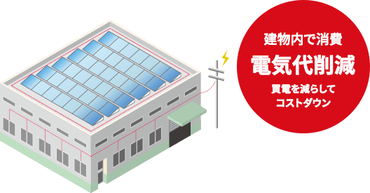 自家消費型太陽光発電所への取り組み 環境エネルギー事業 事業案内 株 日本ベネックス